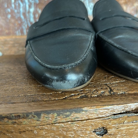 Abeo Bio System Jasmine Black Leather Slip On Loafer Mule Size 7 - Picture 4 of 8